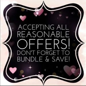 ACCEPTING ALL REASONABLE OFFERS &  15% OFF BUNDLES